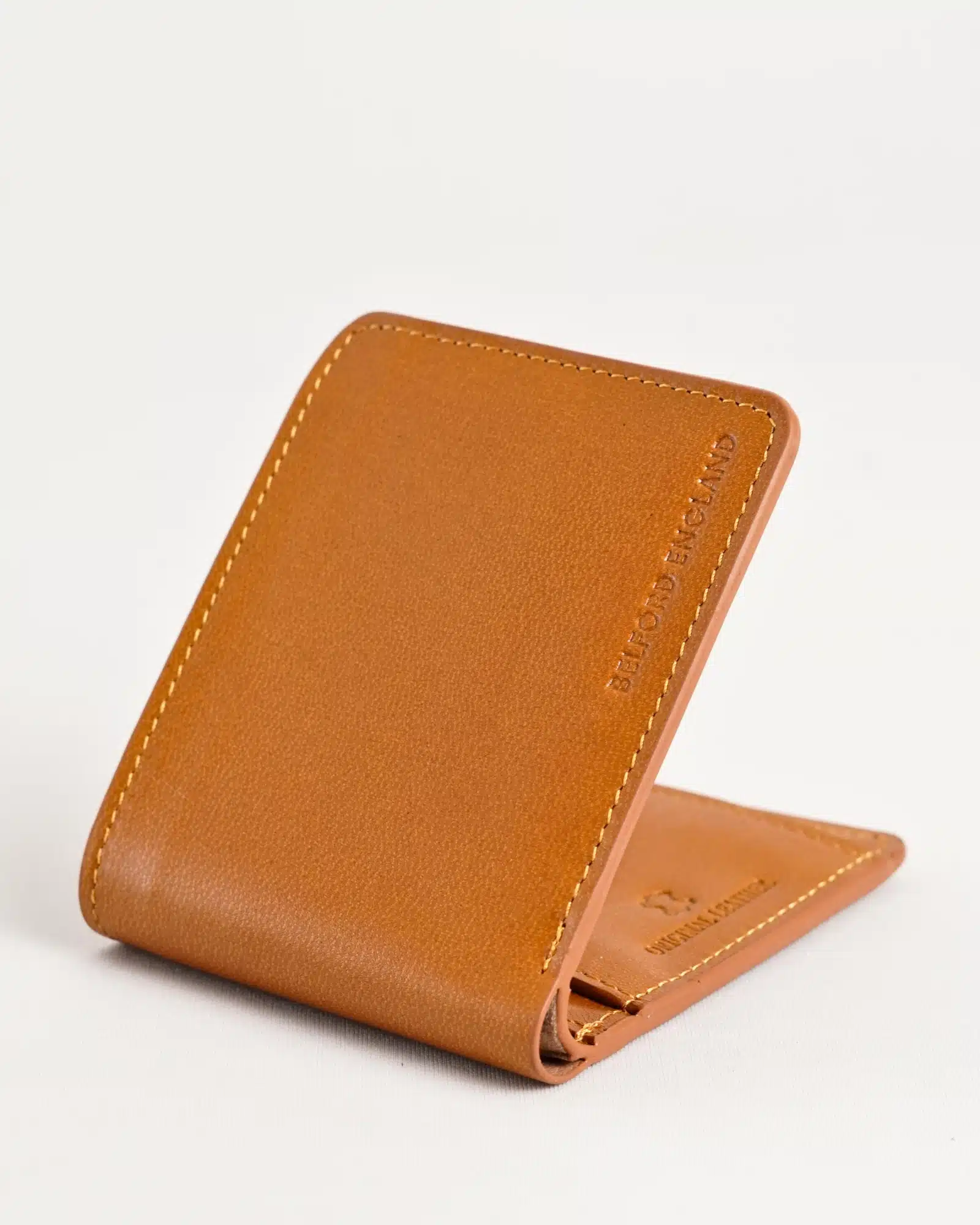 Broadway (Sleek Series) - Men’s Original Leather  Wallet (Lux Tan) - Image 6