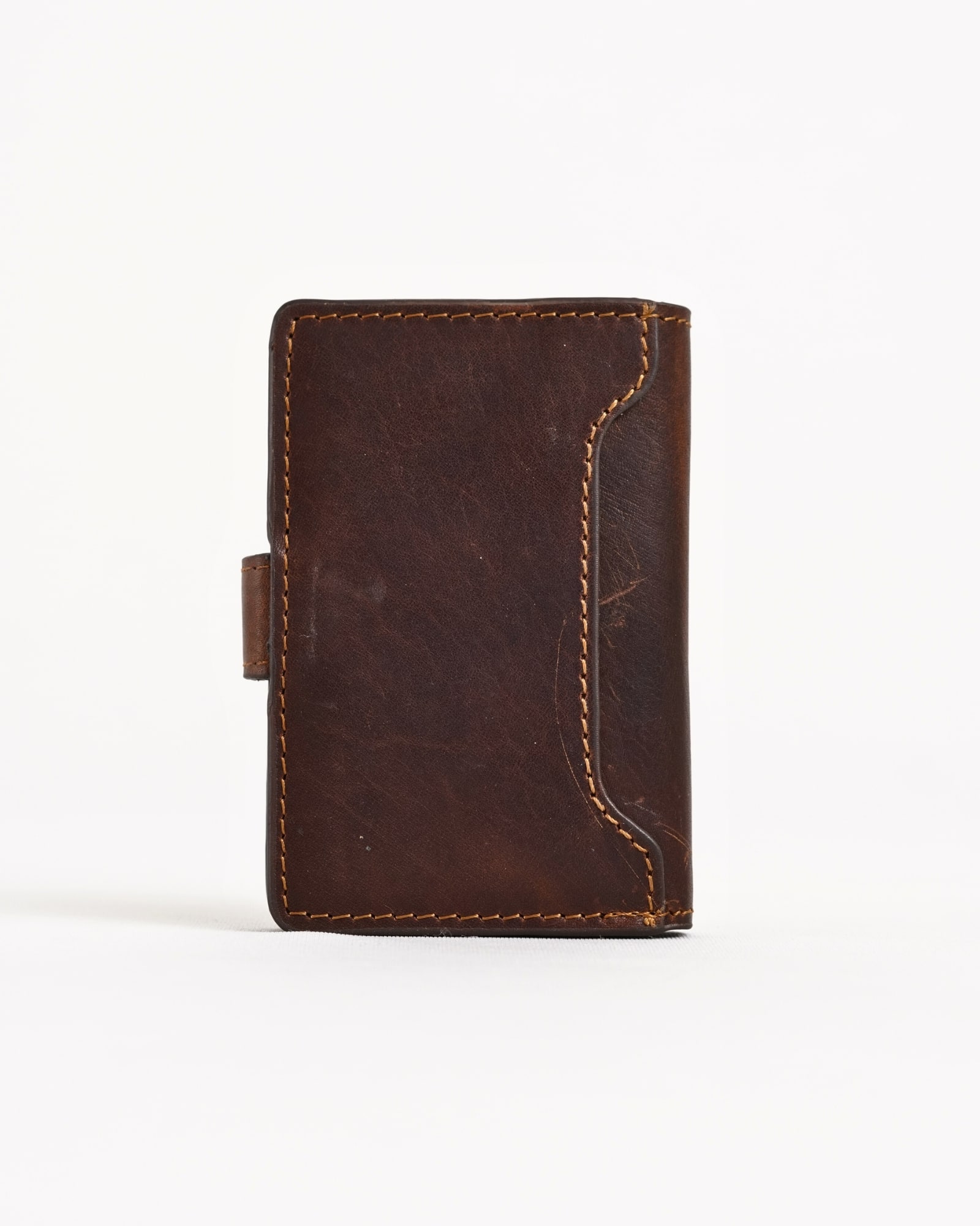 Las Vegas - Men’s Original Leather Wallet - One-Click Card Access - (Vintage Brown) - Image 4