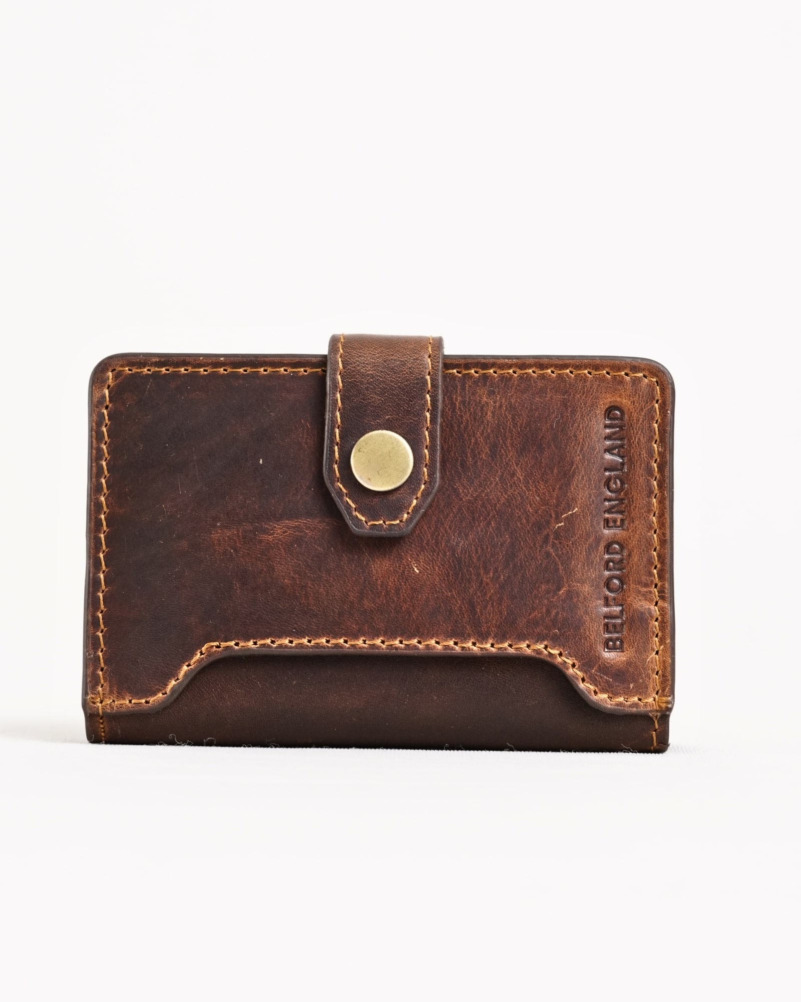 Las Vegas - Men’s Original Leather Wallet - One-Click Card Access - (Vintage Brown) - Image 8