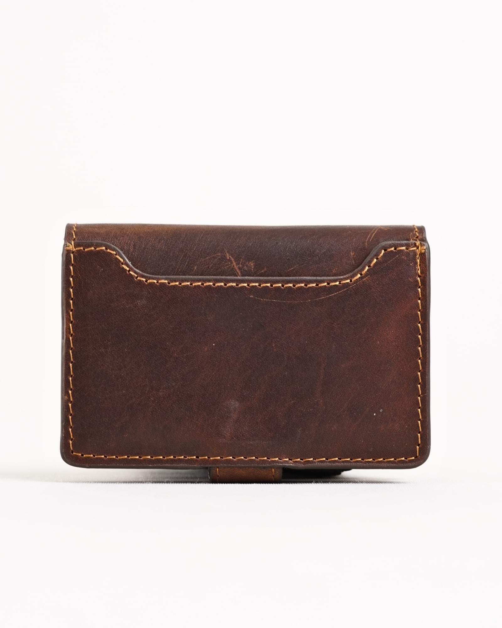 Las Vegas - Men’s Original Leather Wallet - One-Click Card Access - (Vintage Brown) - Image 9