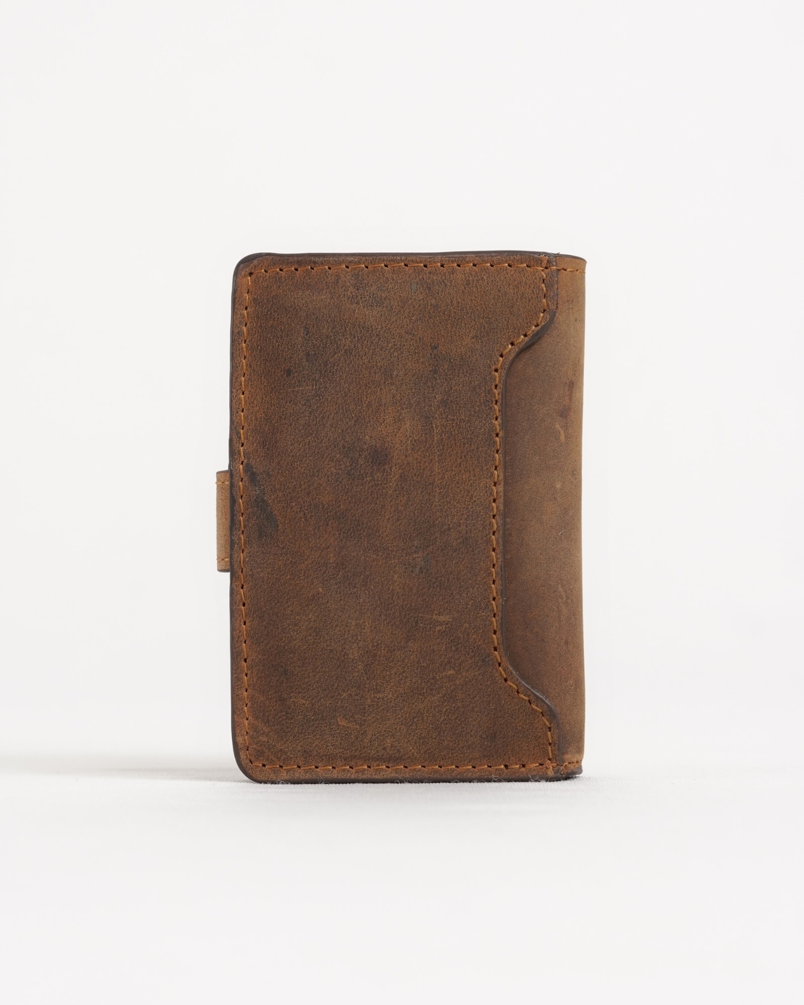 Las Vegas - Men’s Original Leather Wallet - One-Click Card Access - (Rugged Tan) - Image 6