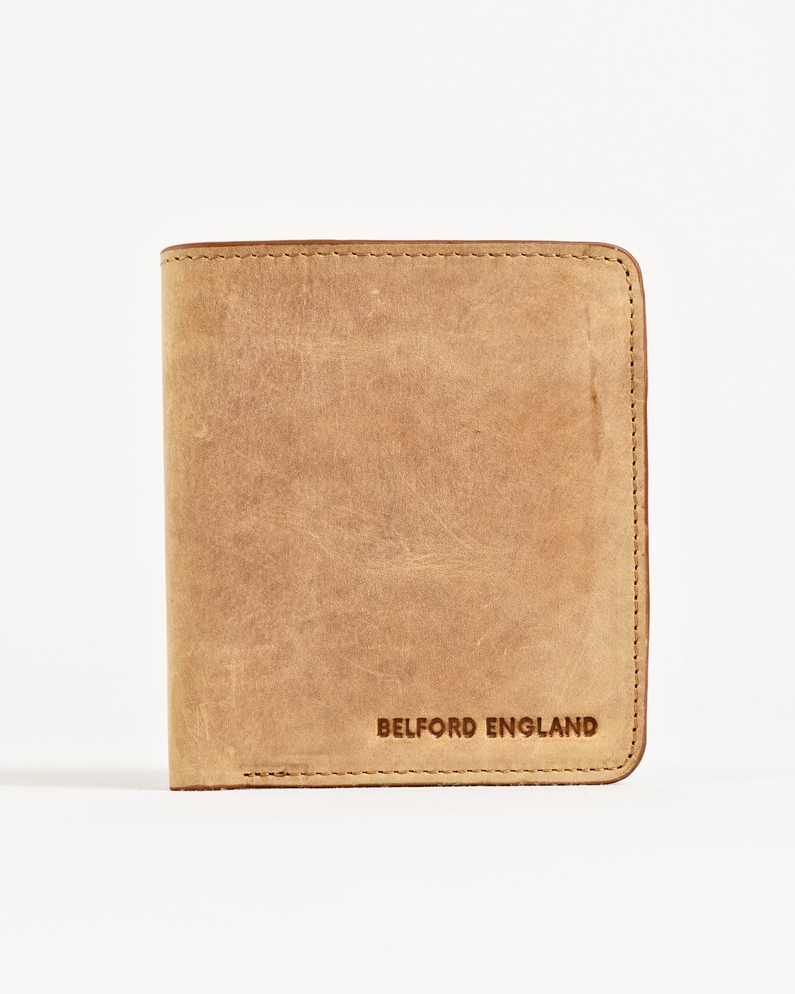 Boston (Sleek Series) - Men’s Original Leather Wallet (Rugged Tan) - Image 4