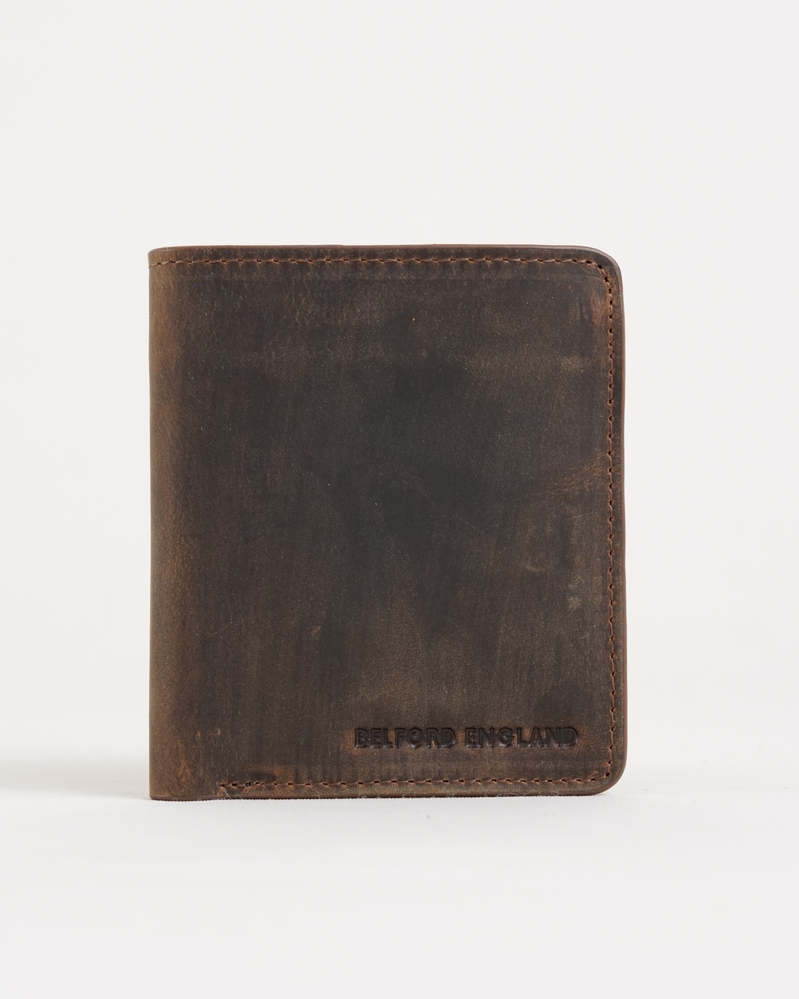 Boston (Sleek Series) - Men’s Original Leather Wallet (Rugged Brown) - Image 2