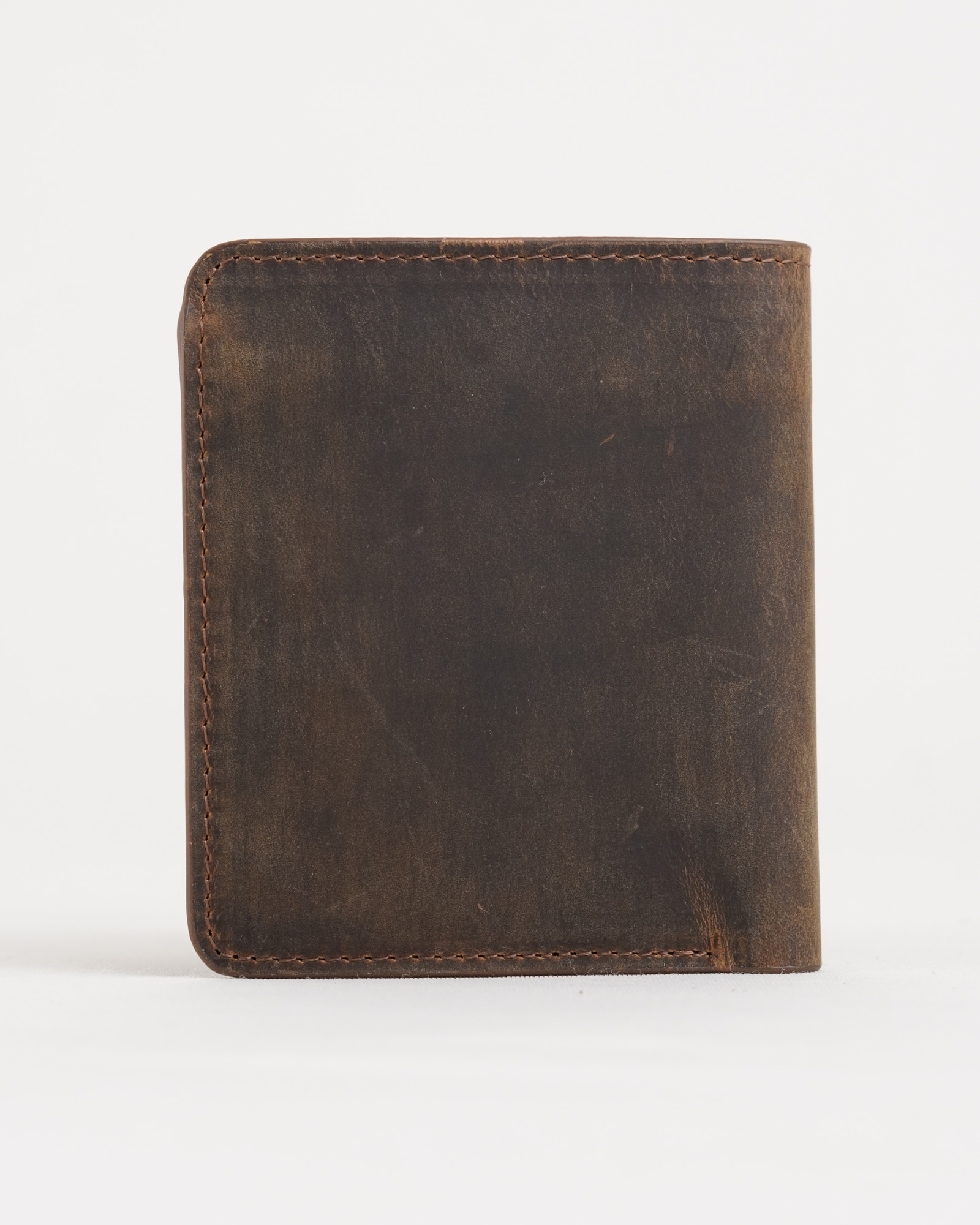 Boston (Sleek Series) - Men’s Original Leather Wallet (Rugged Brown) - Image 6