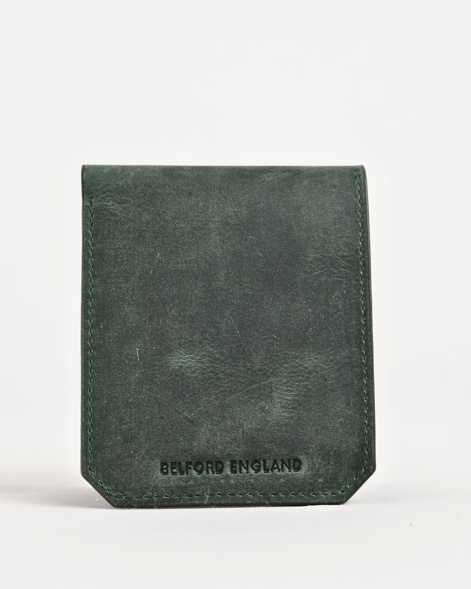 Miami (Sleek Series) - Men’s Original Leather Wallet (Rugged Green) - Image 3