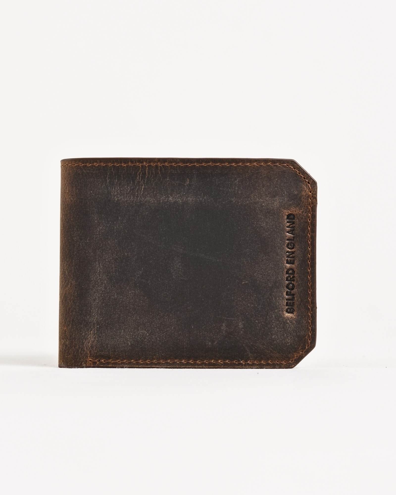 Miami (Sleek Series) - Men’s Original Leather Wallet (Rugged Brown) - Image 3