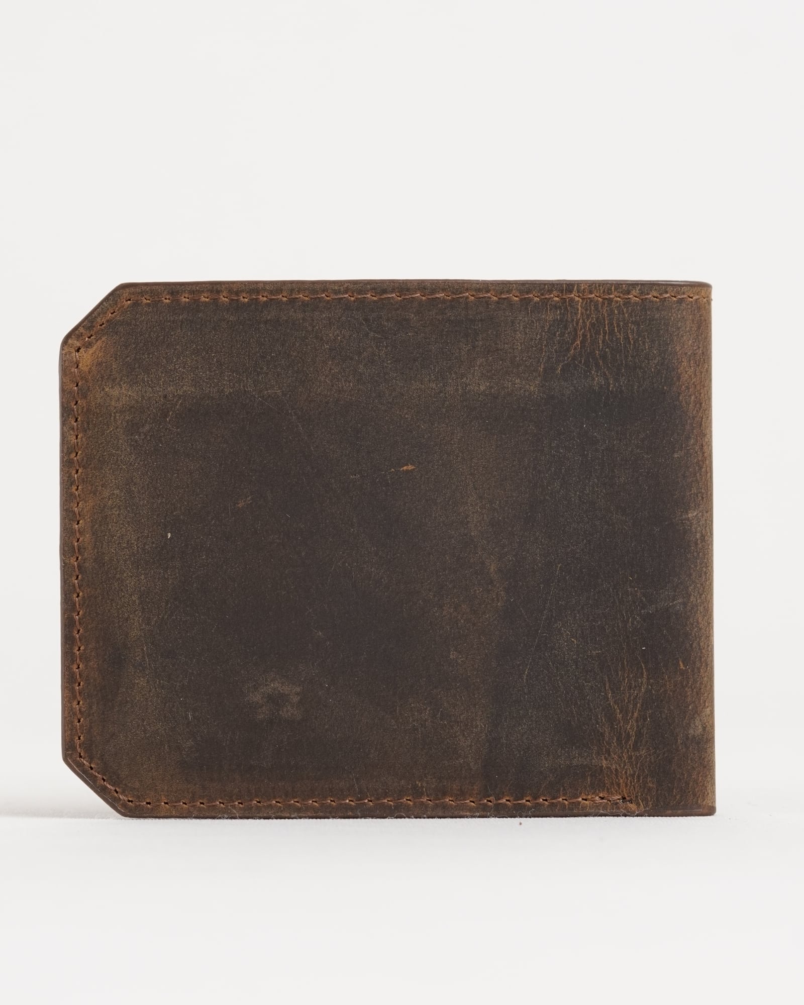 Miami (Sleek Series) - Men’s Original Leather Wallet (Rugged Brown) - Image 5