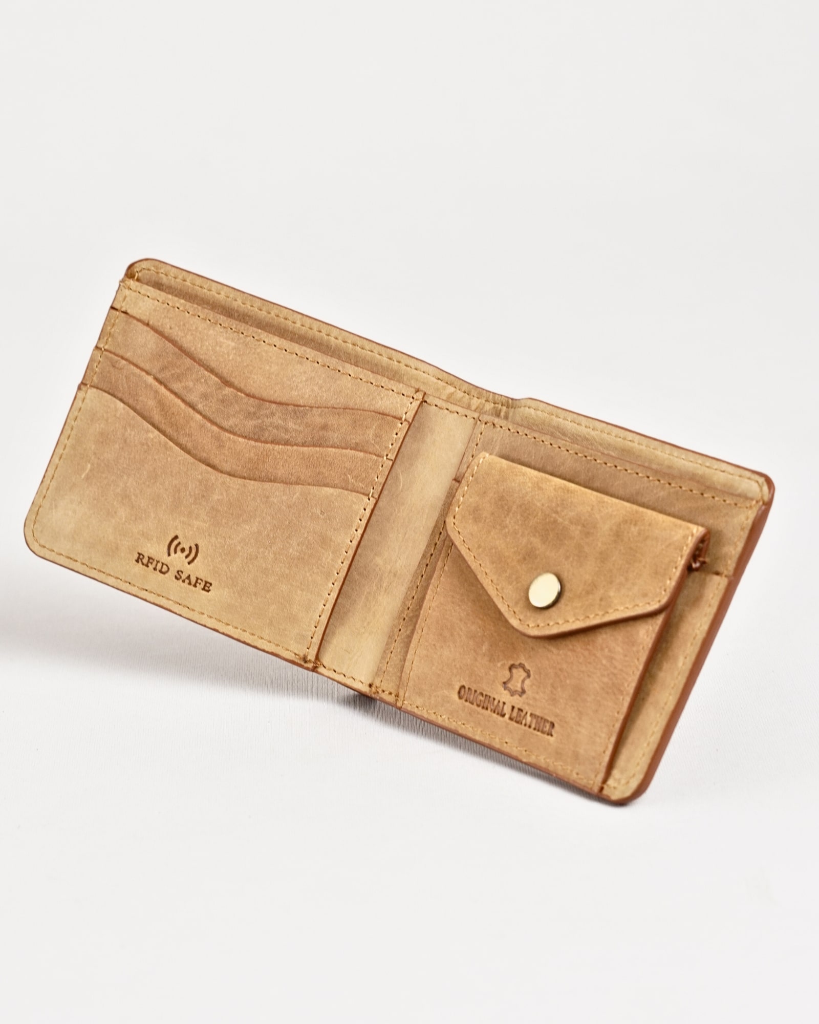 Broadway (Sleek Series) - Men’s Original Leather (Rugged Tan) - Image 3