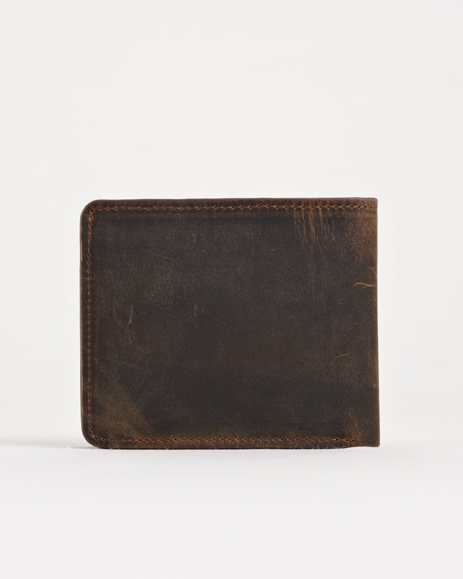 Broadway (Sleek Series) - Men’s Original Leather Wallet (Rugged Brown) - Image 4