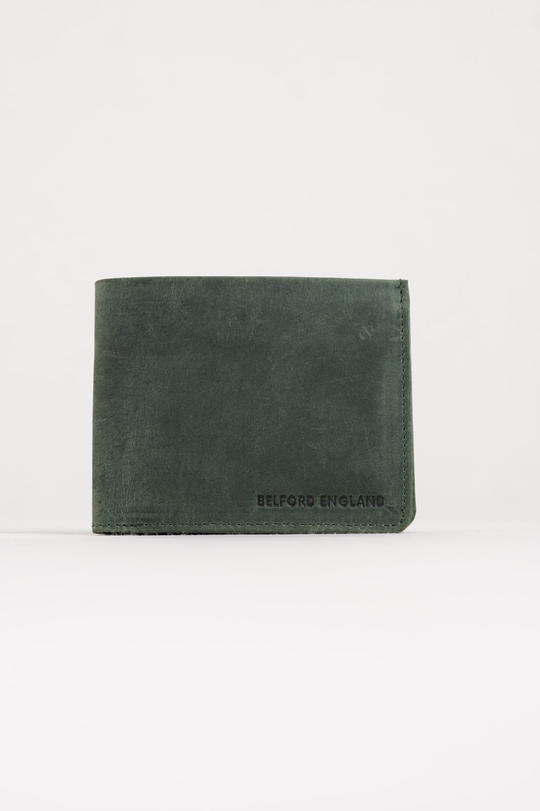 Texas (Sleek Series) - Men’s Original Leather Wallet (Rugged Green) - Image 3
