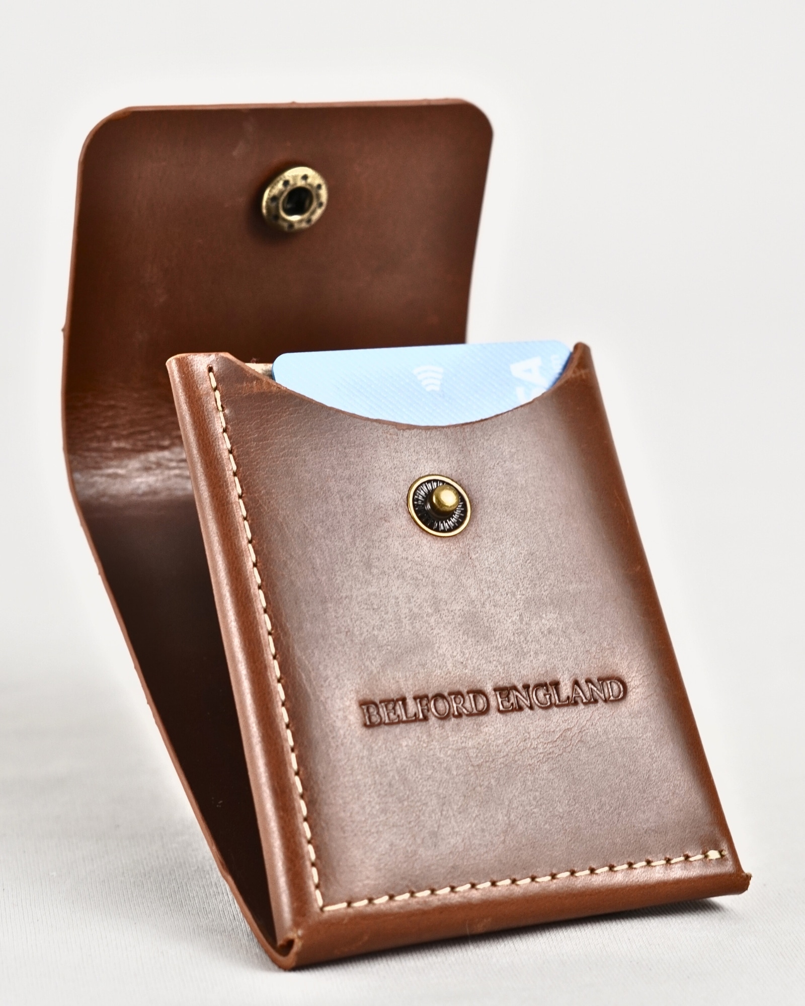 Milton - Men’s Original Leather Minimalist Wallet (Robust Brown) - Image 4