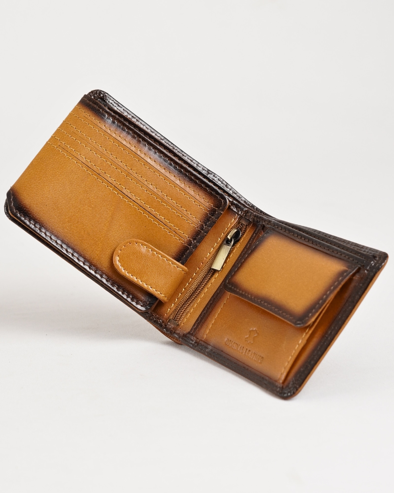 Cambridge - Men’s Original Leather Wallet (Limited Edition Rich Tan) - Image 6