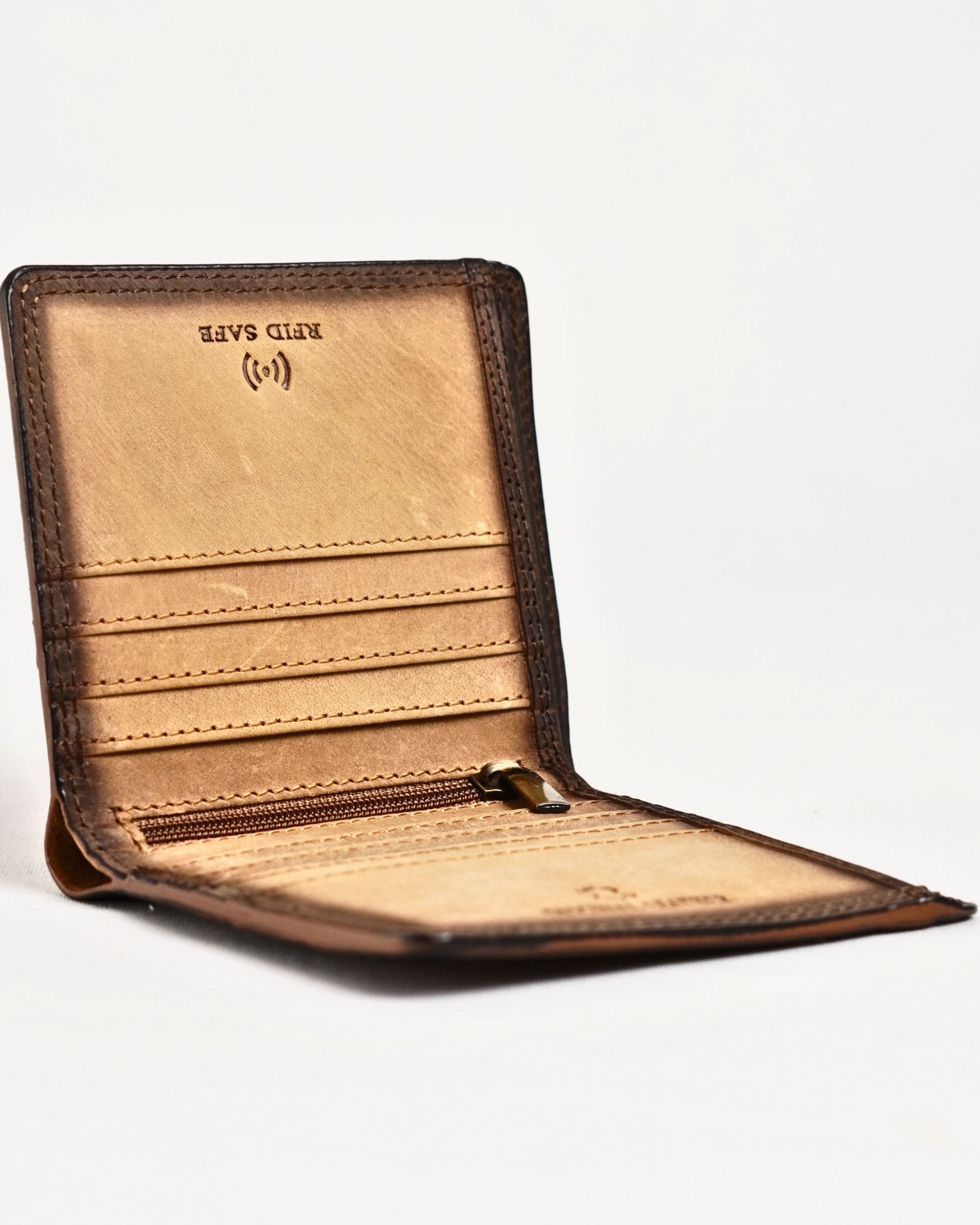 Aubrey - Men’s Original Leather Wallet (Limited Edition Rugged Tan) - Image 5